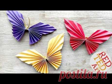 Easy Paper Butterfly Origami - Cute & Easy Butterfly DIY - Origami for Beginners