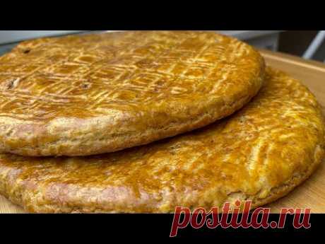 Круглая Гата из Быстрого Рассыпчатого Теста/Пеките Впрок и Замораживайте/Ну очень вкусно!