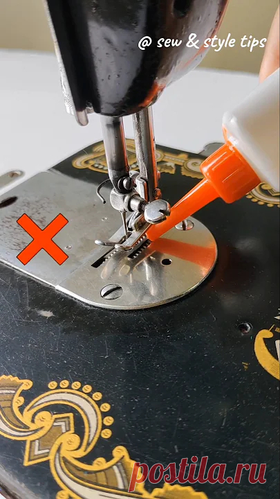 Oiling trick ✅ #sewingtipsandtricks #sewingmachine #tailor