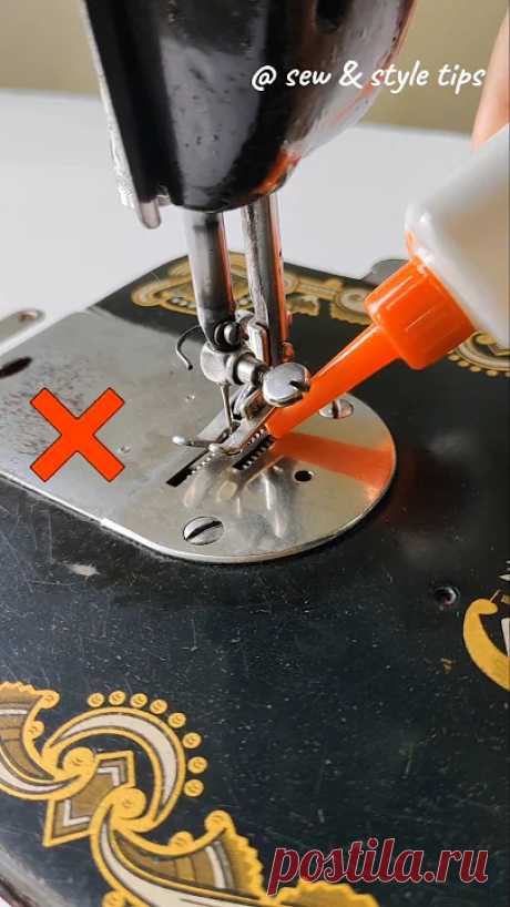 Oiling trick ✅ #sewingtipsandtricks #sewingmachine #tailor