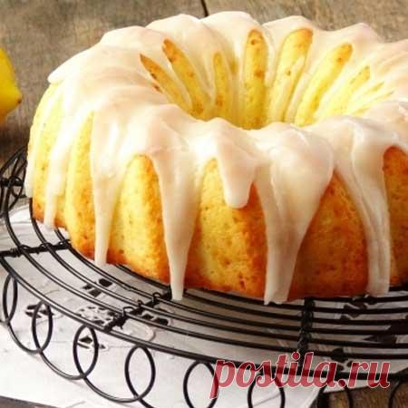 Лимонный кекс на кефире | Мастер рецептов