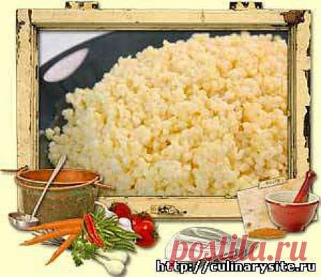 Рецепт приготовления пшенной каши с творогом