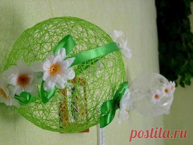 Шары-паутинки — Сделай сам, идеи для творчества - DIY Ideas