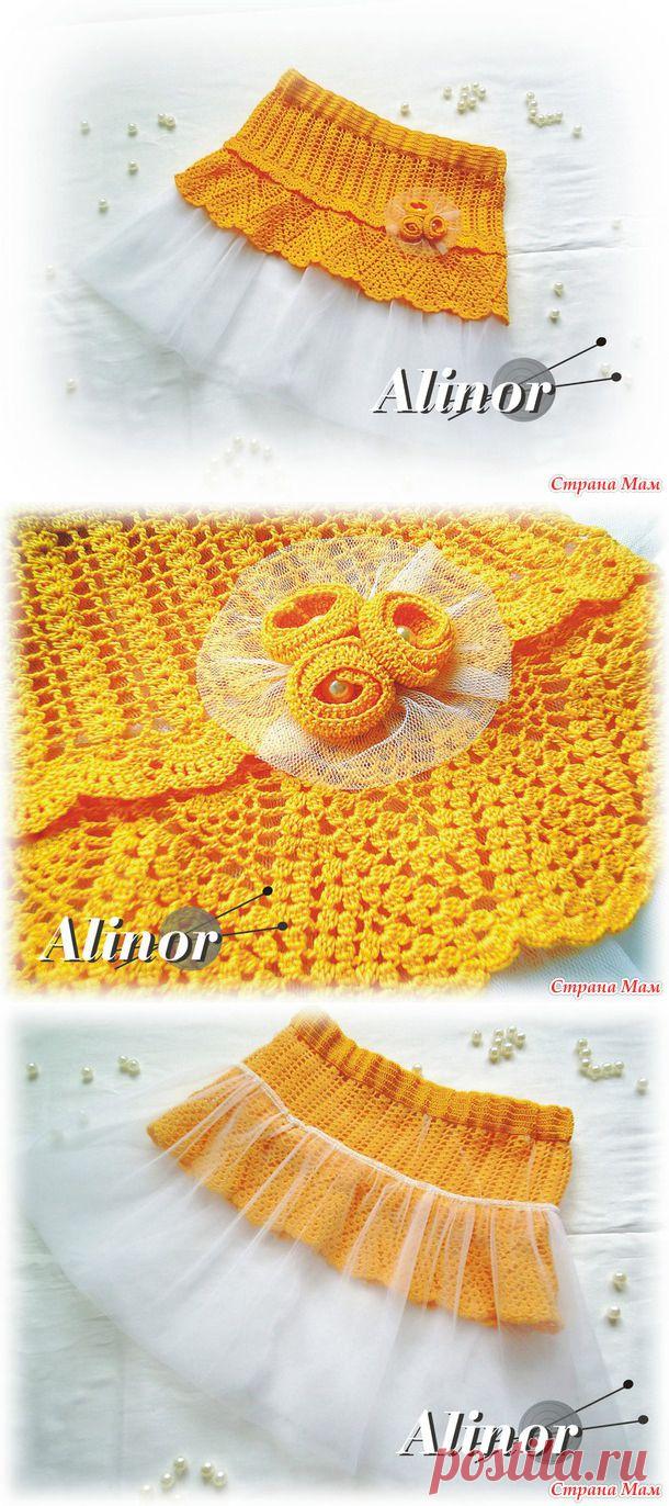 Жёлтая юбочка по мотивам Таши Подаковой. - Вязание для детей - Страна Мам