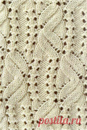 Узоры спицами.
#вязание #рукоделие #спицы