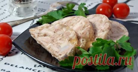 "Сальтисон" из курицы...   В кавычки название поставила потому, что это конечно же не настоящий сальтисон, который приготавливается из мяса свиной головы и потрохов,...
