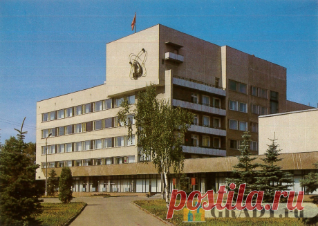 Кострома, Россия - Здание горкома КПСС - 1984-й год - г3853 | GRADY.ru