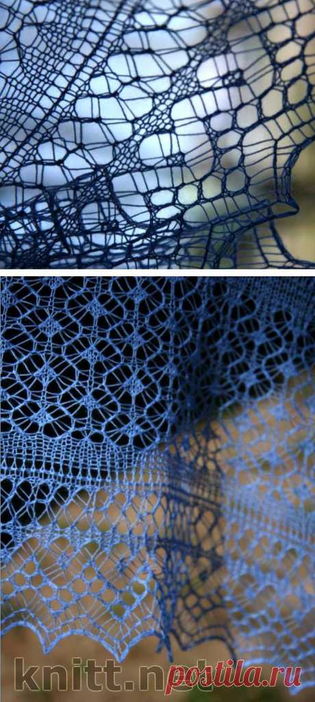 Шаль &quot;Моё небо&quot; | knitt.net | Все о вязании