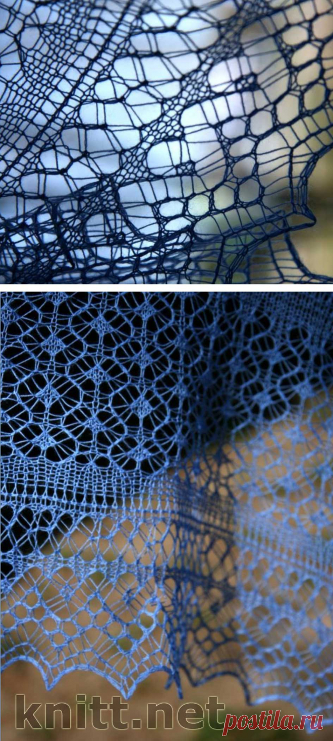 Шаль "Моё небо" | knitt.net | Все о вязании