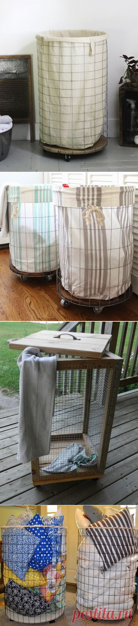 Creativas cestas para la ropa Sucia