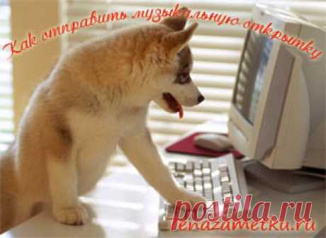 Как отправить музыкальную открытку бесплатно