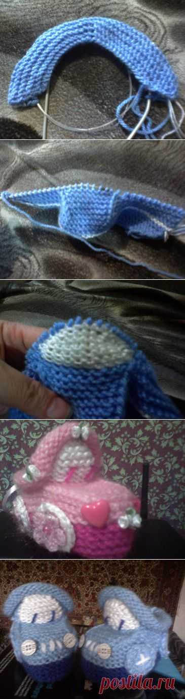 Мастер-класс по вязанию пинеток-машинок!