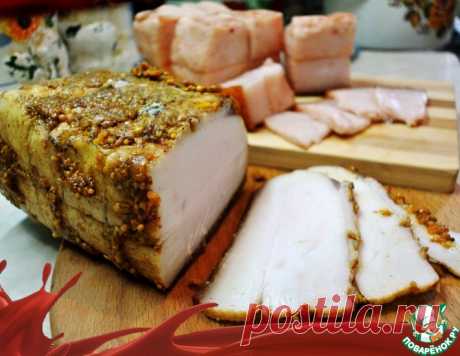 Сало в луковой шелухе – кулинарный рецепт