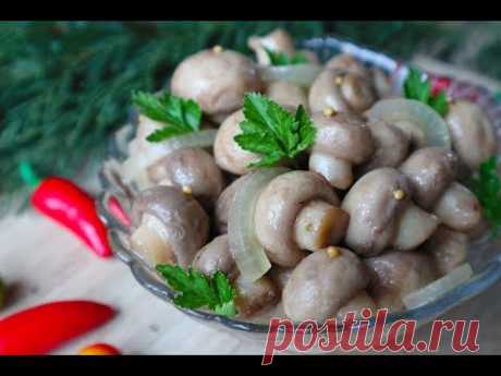 Маринованные Грибы По-Быстрому!