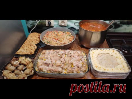Наготовила !!! Меню на 2 - 3 дня !!! / Delicious menu for 2-3 days!!!