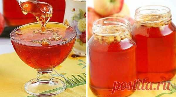 Болгарское яблочное желе-варенье как мед.