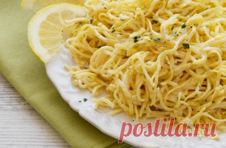 Паста с лимоном и сливками - пошаговый рецепт с фото на Повар.ру