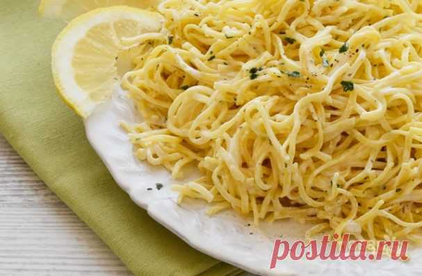 Паста с лимоном и сливками - пошаговый рецепт с фото на Повар.ру