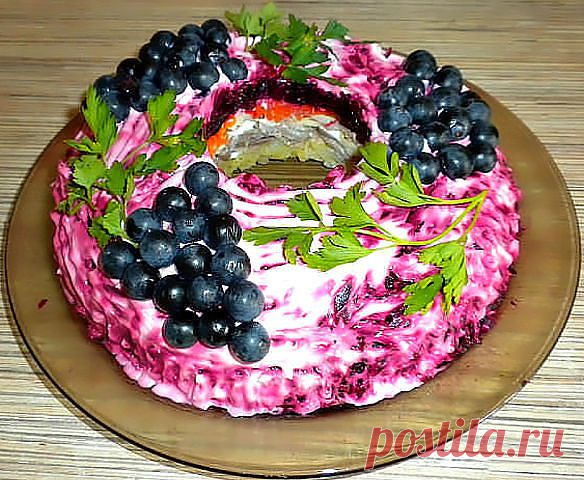 САЛАТ ЧЕРНАЯ ГРОЗДЬ | Варварушка-Рукодельница
