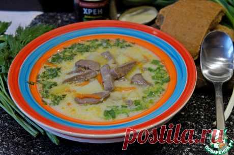 Суп с языком и хреном Кулинарный рецепт