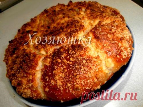 Сдобные булочки со штрейзелем