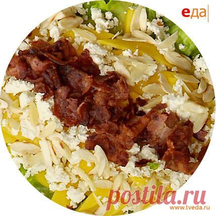 Салат с манго и сыром «фета»