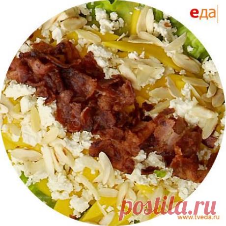 Салат с манго и сыром «фета»