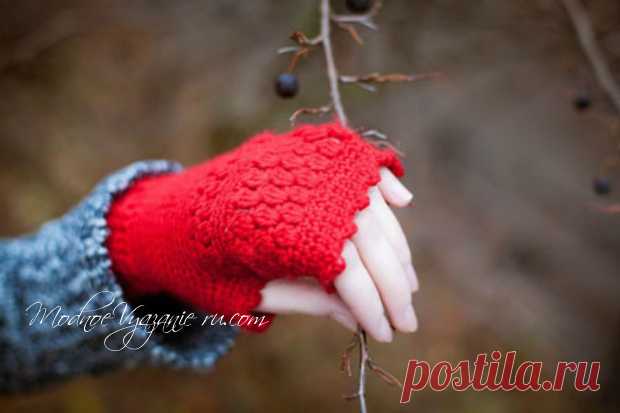 Мастер-класс митенок крючком - Crochet - Modnoe Vyazanie