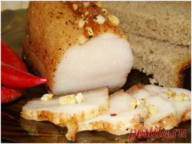 Вкуснейшее вареное сало