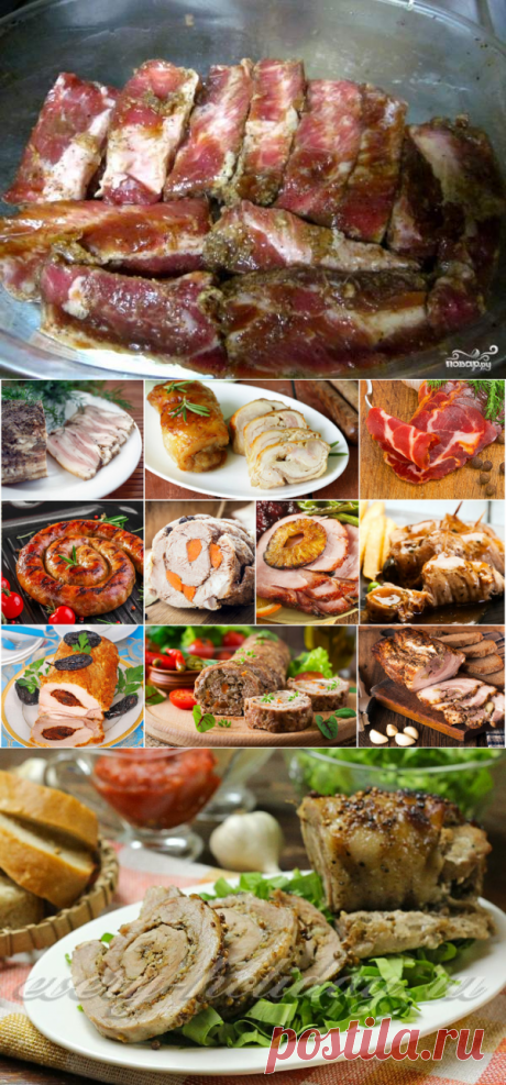 МЯСНЫЕ БЛЮДА  РУЛЕТЫ  КОЛБАСЫ | Рецепты простой и вкусной еды на Постиле