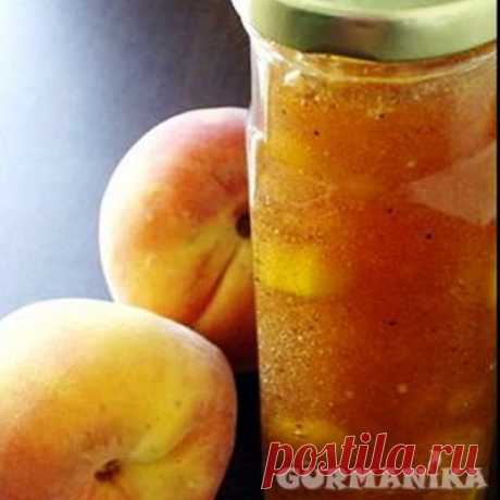 Персиковый джем с ромом - рецепт приготовления с фото
