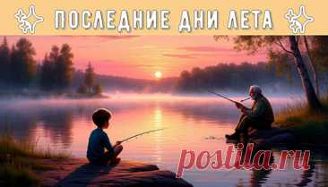 Река лениво течет между высокими скалами, отражаясь в зеркальной глади озера. Воздух наполнен свежестью и ароматом трав, смешанным с запахом дыма от трубки рыбака. Над головой мальчишки пролетают птицы, оставляя за собой следы в синеватом небе, покрытом редкими облаками...