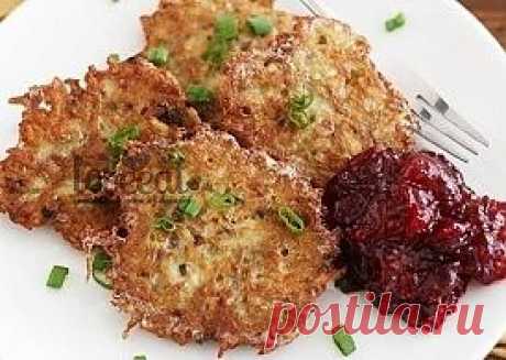 Картофельные латкес с клюквенным соусом - LoveEat - Гастрономическая Социальная Сеть