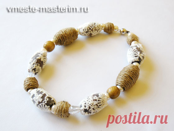 Бусы из дерева своими руками (мастер-класс)