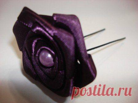 Шпилька-роза - Бижутерия.Украшения