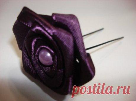 Шпилька-роза - Бижутерия.Украшения