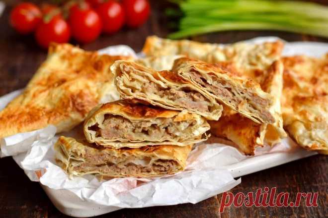 Пирожки из лаваша с мясом в духовке | Рецепты салатов и вкусняшек | Яндекс Дзен