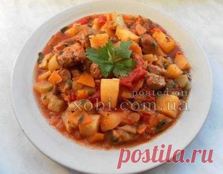 мясное рагу с овощами