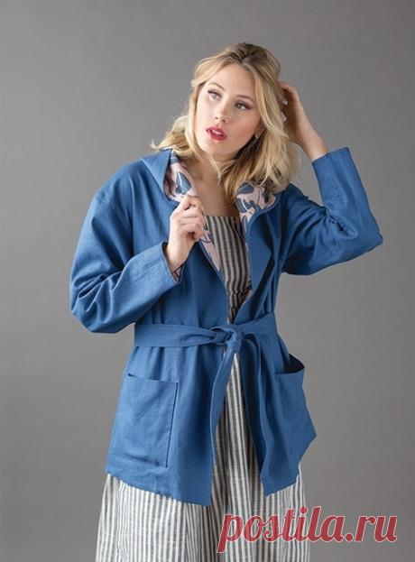 Женская лёгкая Куртка с Капюшоном
*****************************************
ВыкройкиPDFодежда
************************
Размеры S, M, L