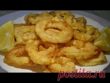 Ну, оОчень вкусные - Кальмары "Calamares a la romana"!