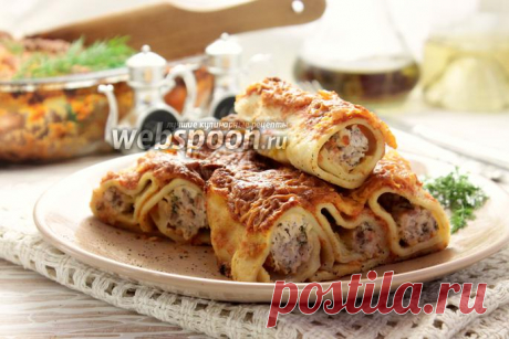 Каннеллони с курицей рецепт с фото, как приготовить на Webspoon.ru