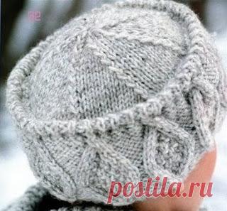 КУБАНКА ВЯЗАНАЯ СПИЦАМИ.