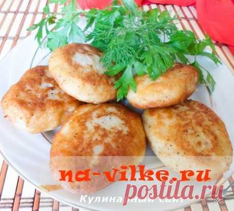 Котлеты из филе щуки с луком и салом