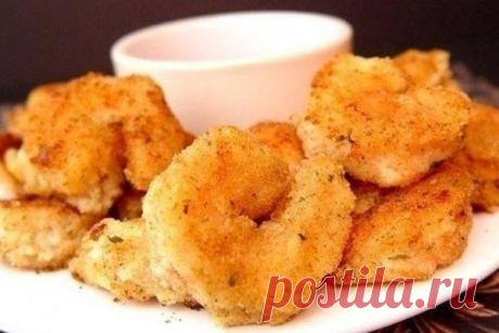 Креветки в кляре — Готовим дома