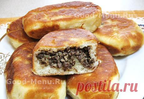 Воздушные жареные пирожки с ливером - рецепт с фото