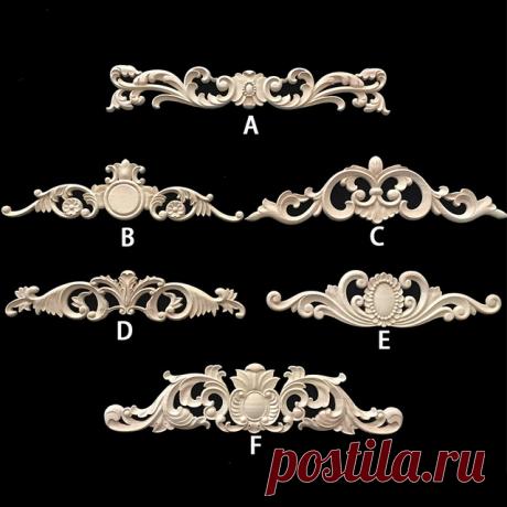 Европейский Урожай Цветочные Резные деревянные стены Бампер Угловая дверная рама Стенка Корпусная мебель Ремесла Резьба по дереву в домашнего декора стены Decal дома и сада в AliExpress.com | Alibaba Group