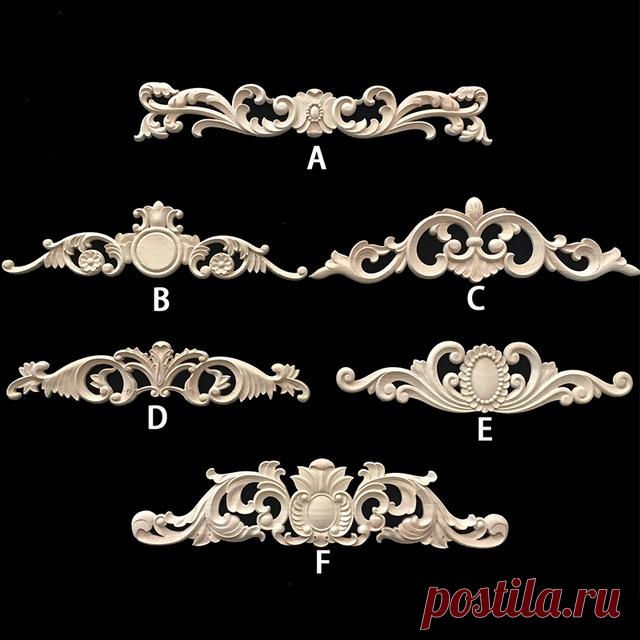 Европейский Урожай Цветочные Резные деревянные стены Бампер Угловая дверная рама Стенка Корпусная мебель Ремесла Резьба по дереву в домашнего декора стены Decal дома и сада в AliExpress.com | Alibaba Group