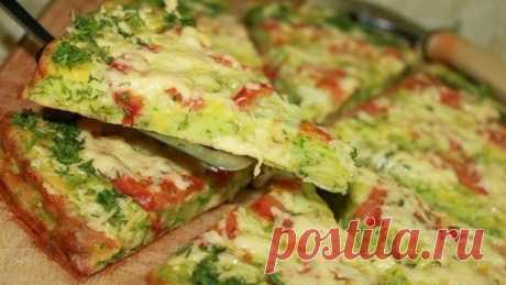 Диетическая кабачковая пицца » Вкусно и полезно