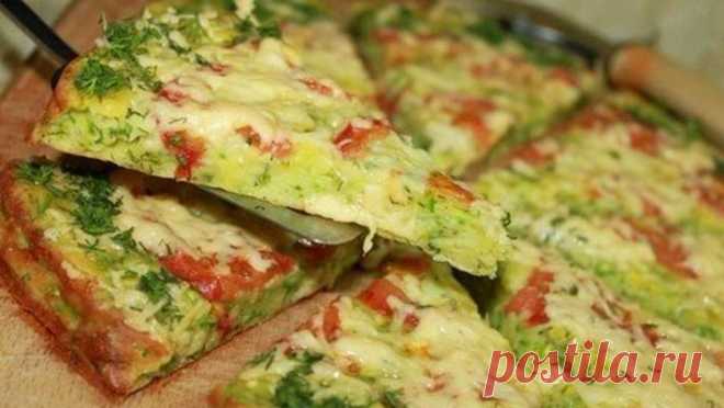 Диетическая кабачковая пицца » Вкусно и полезно