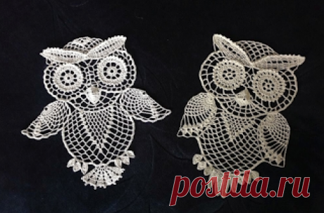 Crochet two owls